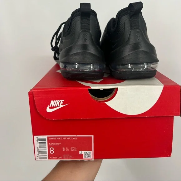 Nike Womens Air Max Axis Black Size 8 - Picture 4 of 5